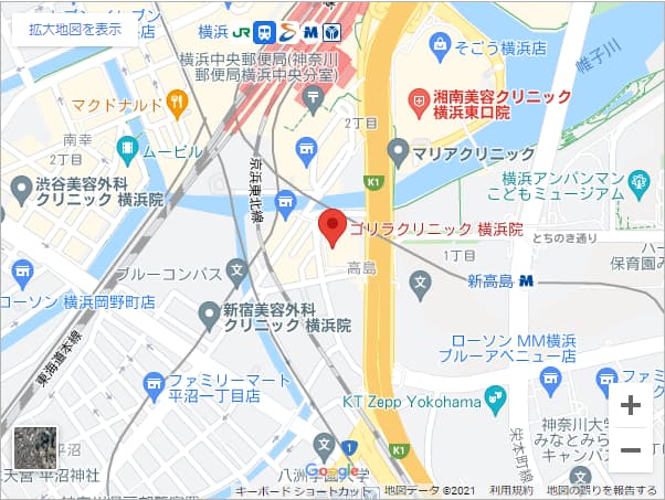 ゴリラクリニック横浜院